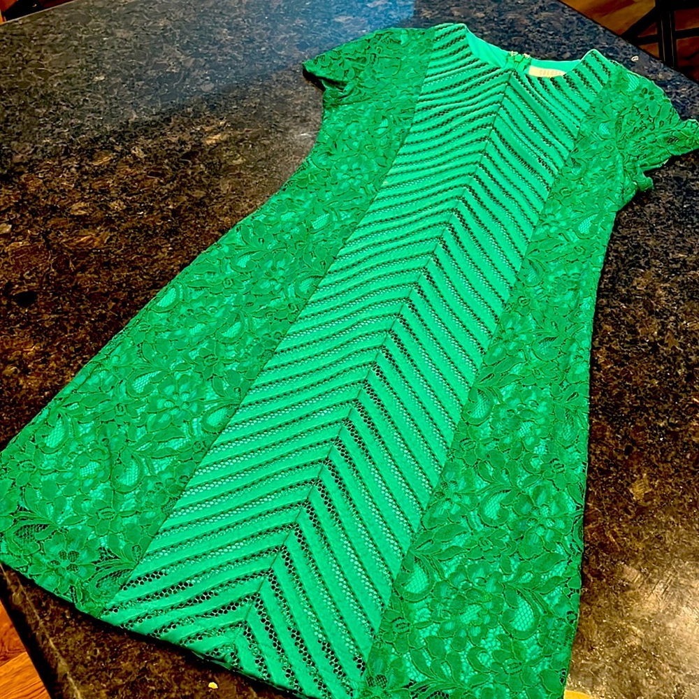 Spense green dress sz S